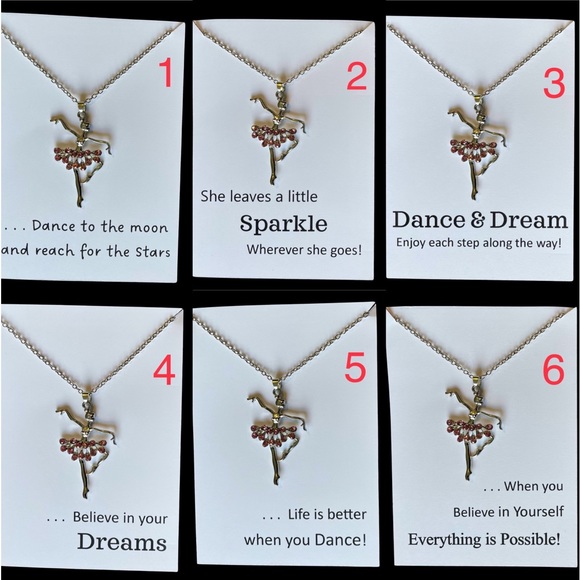 🆕 Ballerina Necklace - Pink - Picture 7 of 16
